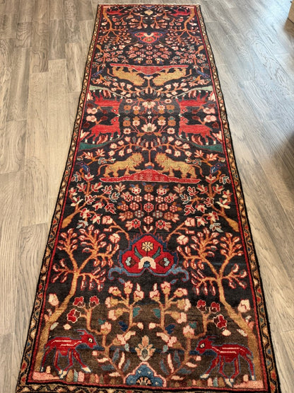 Persian Hamadan Runner Rug | 3' 1" x 9' 5"