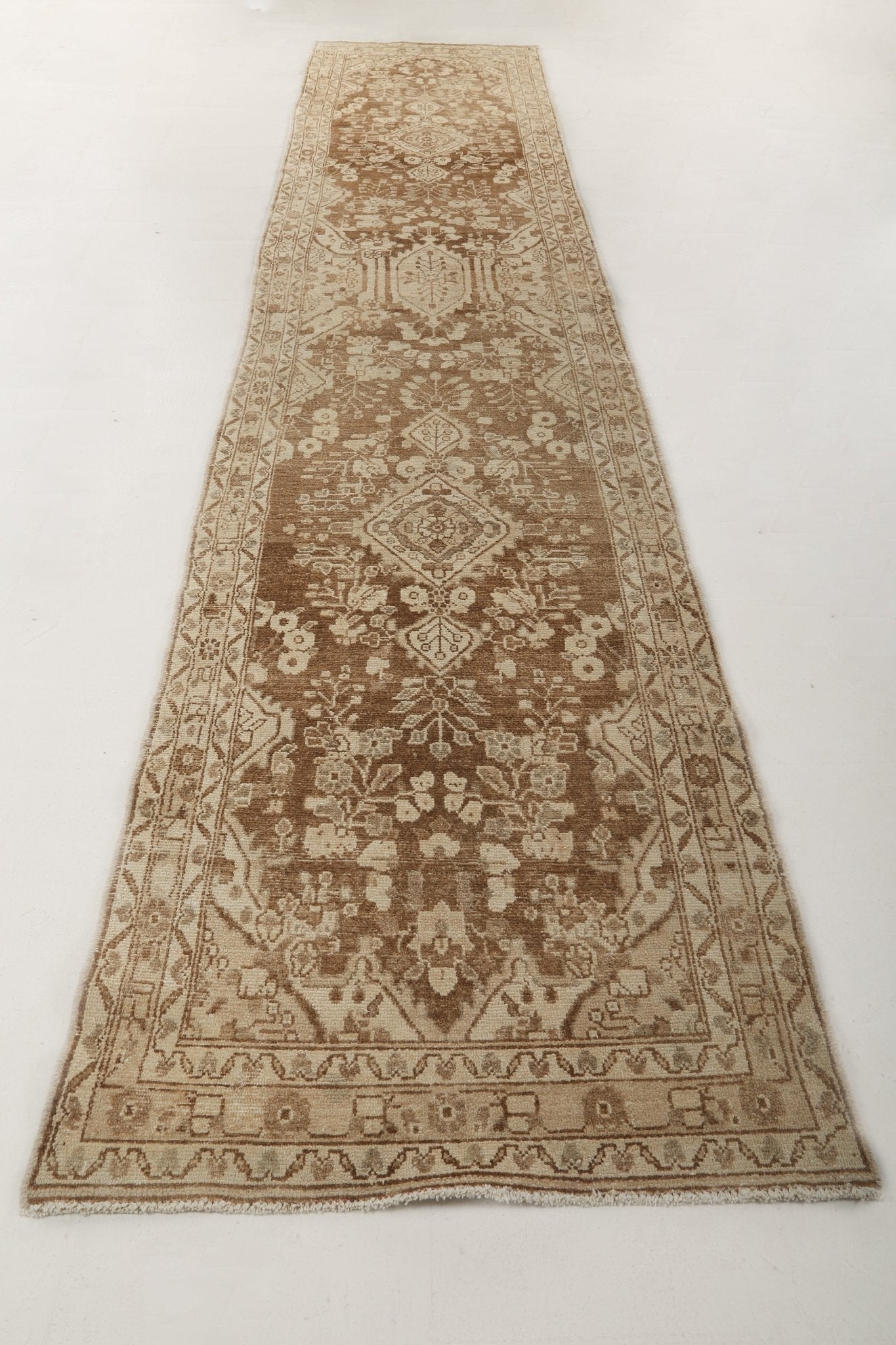 Persian Hamadan Runner Rug | 3' 3" x 15' 7"