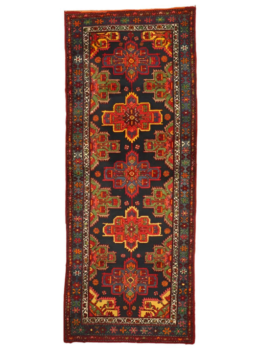 Persian Hamadan Runner Rug | 3' 5" x 8' 3"