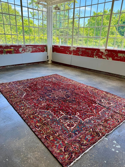 Persian Heriz Rug | 9' 5" x 13'