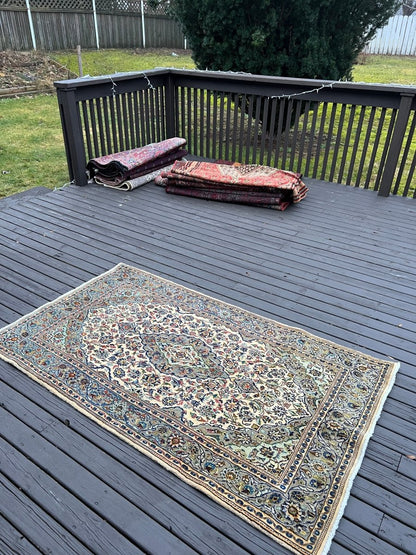 Persian Kashan Rug 2/2 | 6' x 3' 5"