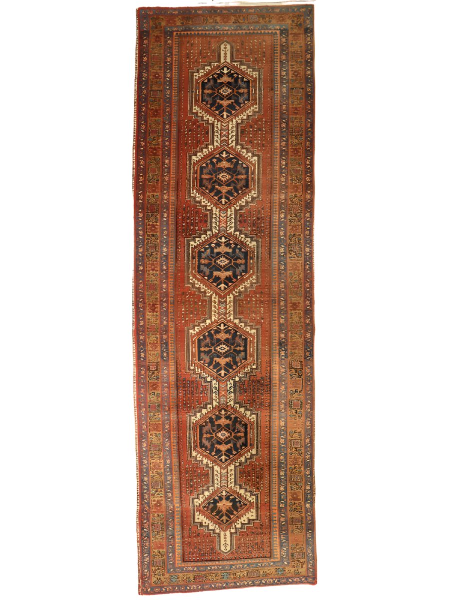 Persian Meshgin Runner | 11' 6" x 3' 7"