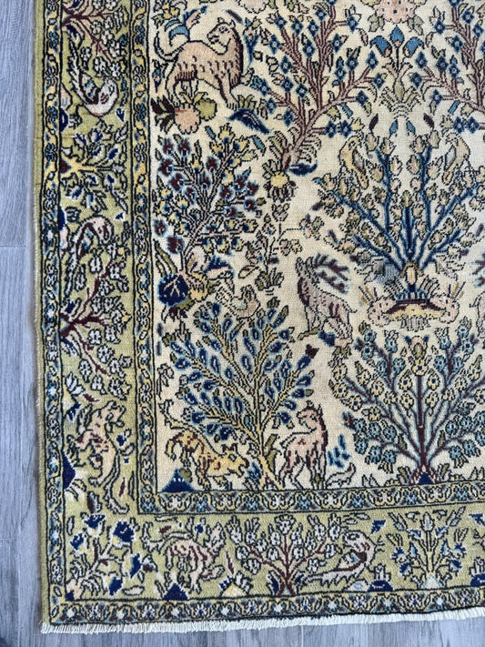Persian Qom Rug | 3' 6" x 5' 1"
