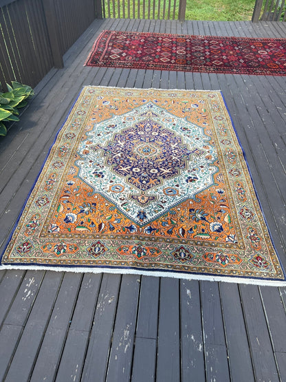 Qom Rug | 4' 10" x 7' 1"