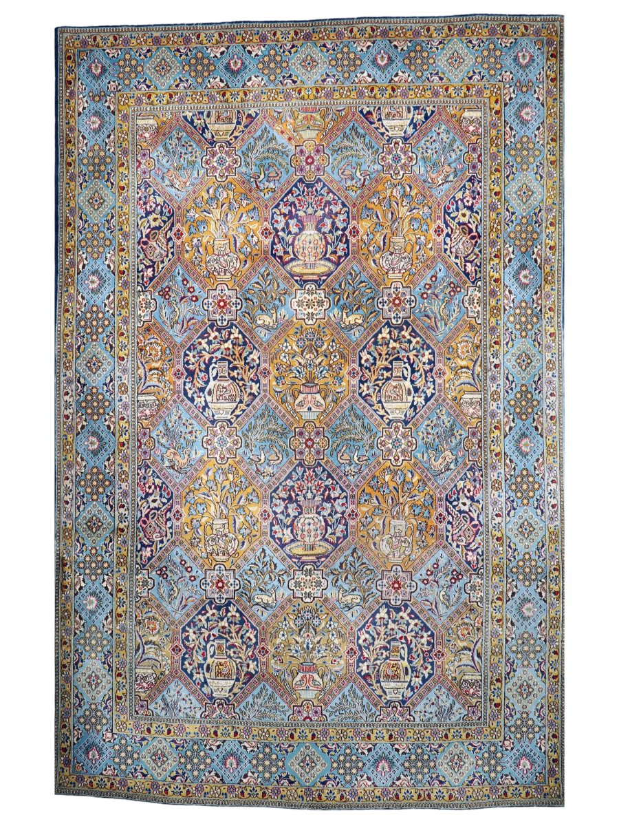 Persian Qum Rug | 7' 3" x 11' 2"