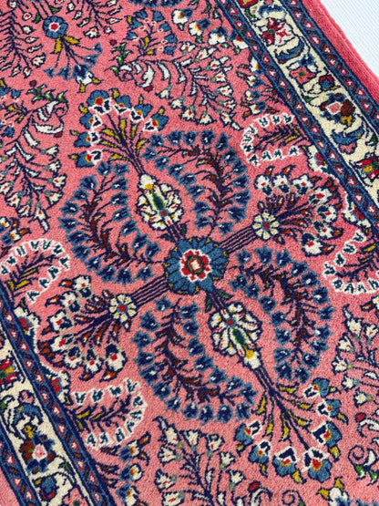 On Hold - Persian Sarouk Rug | 2' 3" x 4' 3"