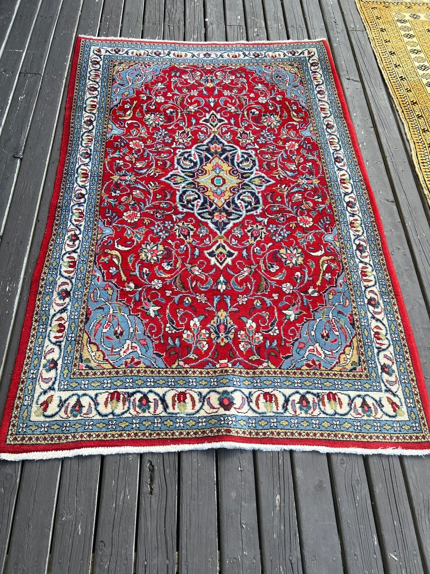 Persian Sarouk Rug | 3' 7" x 5' 5"
