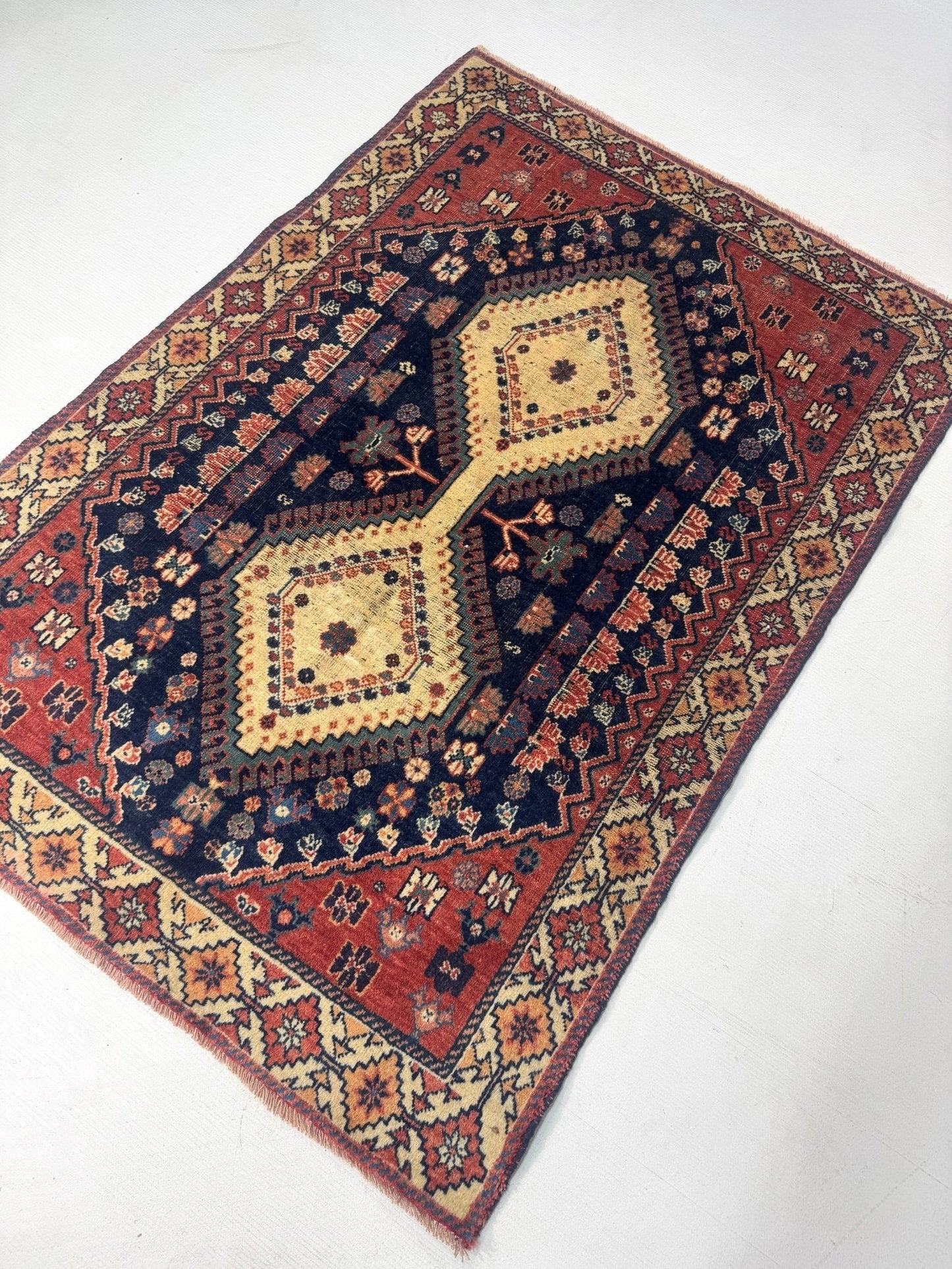 Persian Yalameh Rug | 3' 1” x 4' 6"