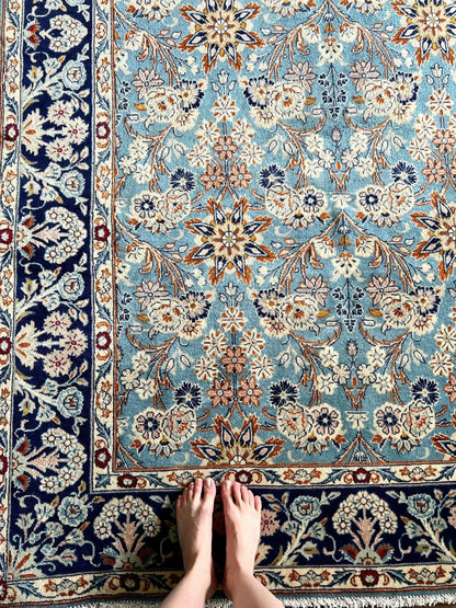 Persischer Yazd Teppich | 249 x 152 cm