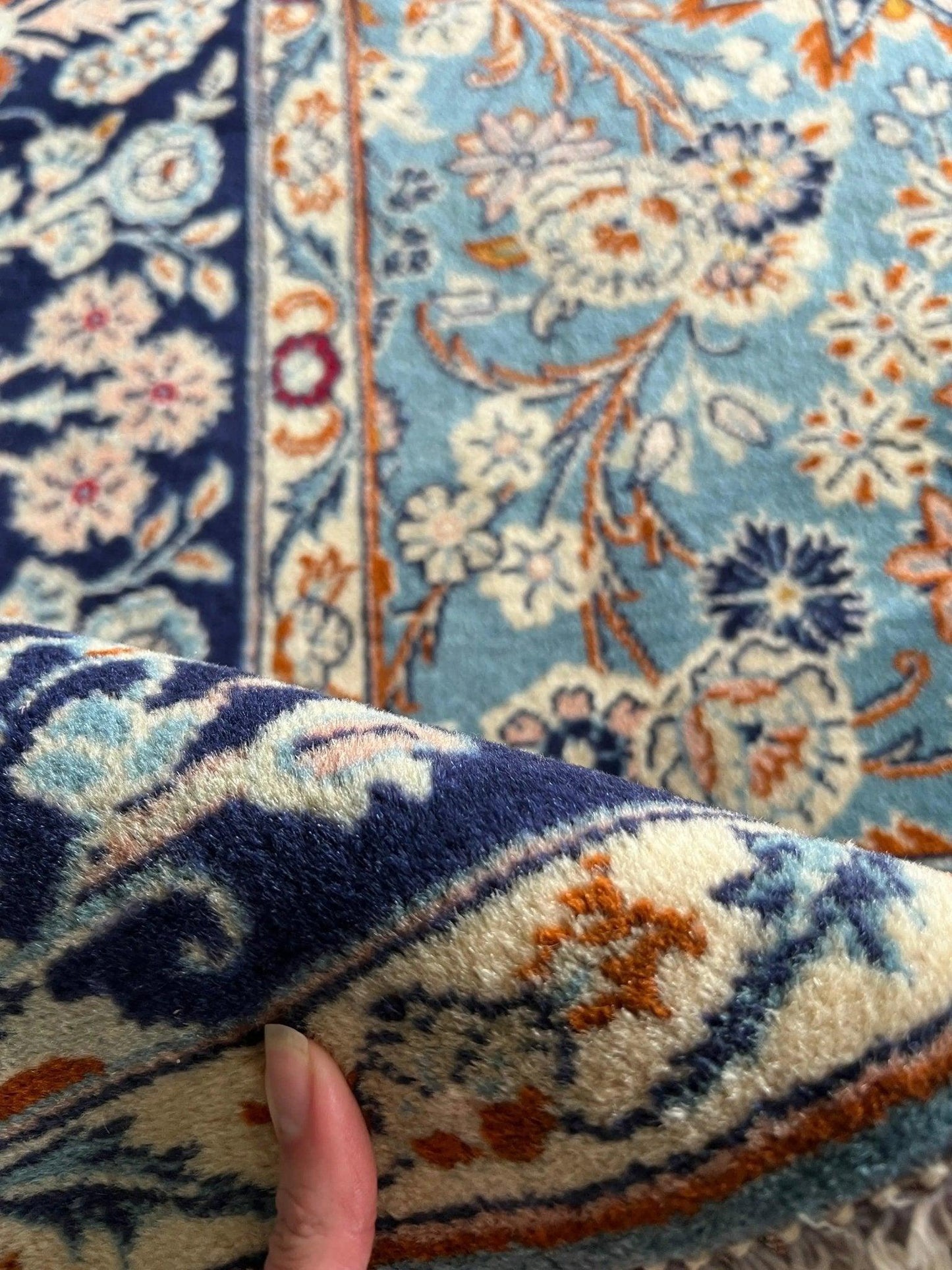 Persischer Yazd Teppich | 249 x 152 cm