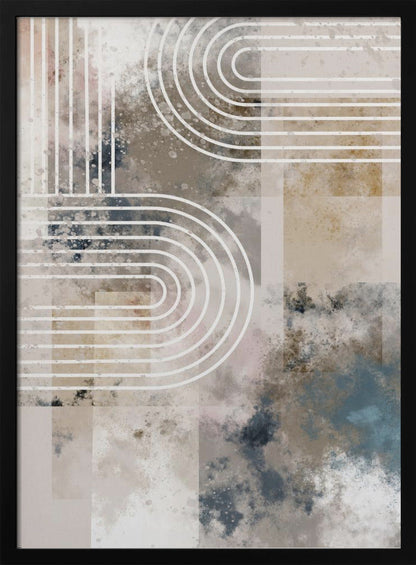 Wand-KUNST Bögen Spritzer