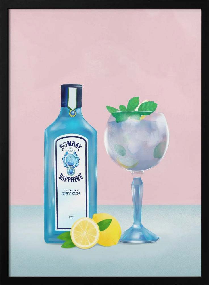 Wandbild Gin Cocktail