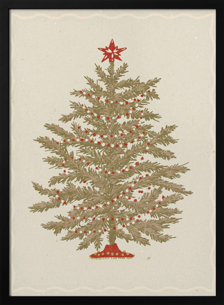 Wandbild Weihnachtsbaum 02 Leinwanddruck
