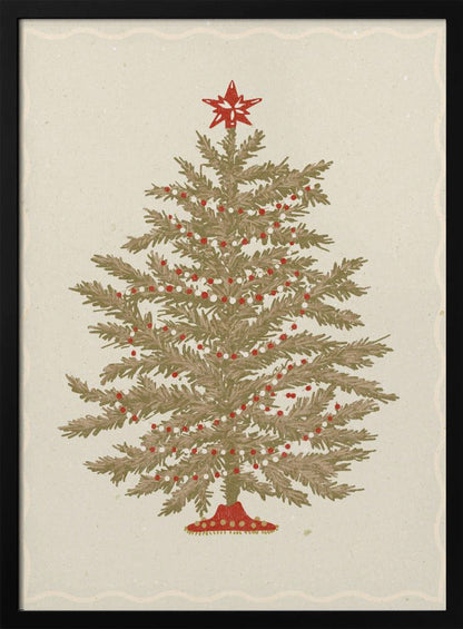 Wandbild Weihnachtsbaum 02 Leinwanddruck