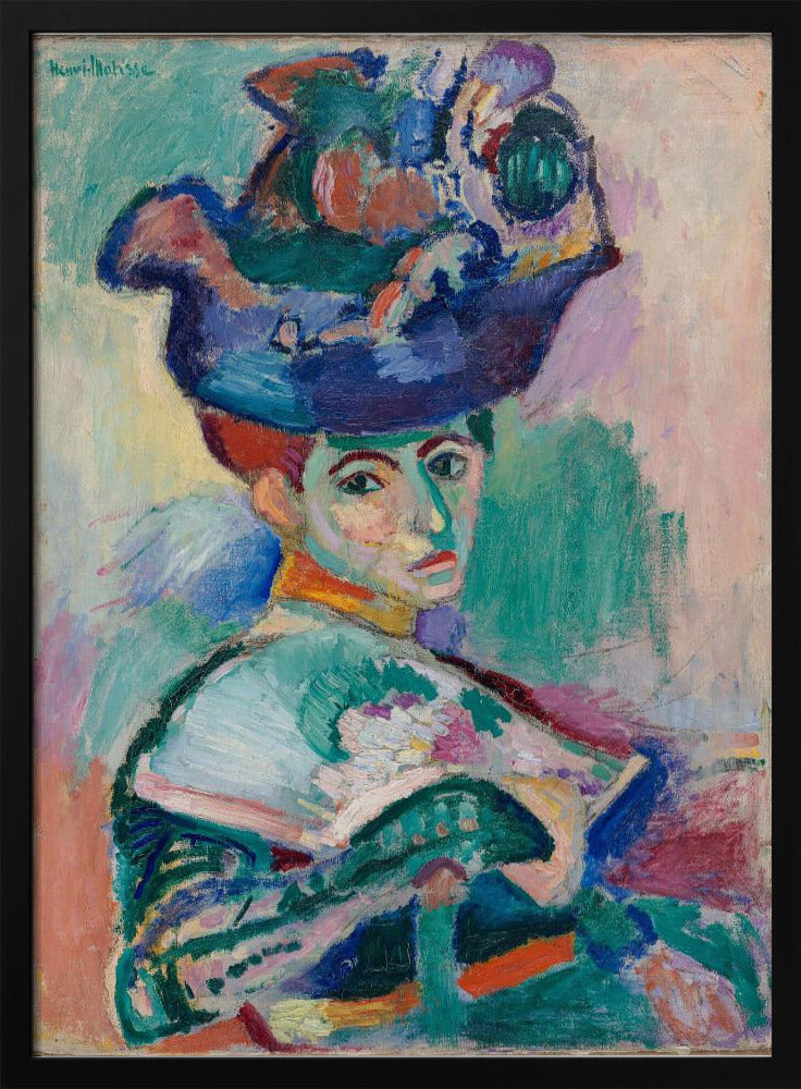 Wall art Woman With Hat