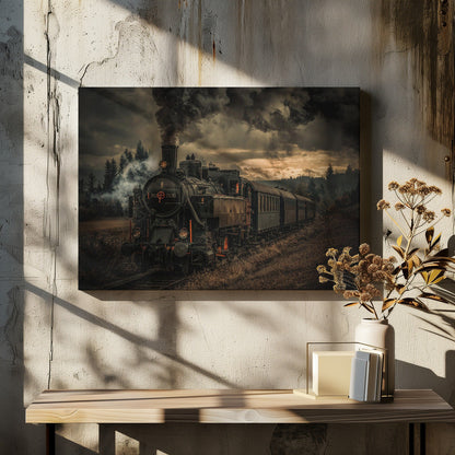 Wandbild Goldgräberzug