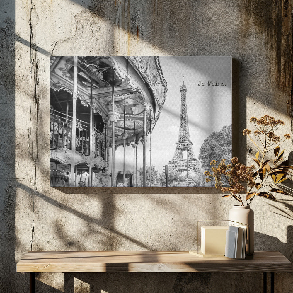 Wall art Je t’aime - Paris