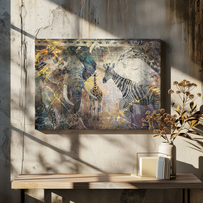 Wandbild Afrikanische Kunst Illustration Wandbild 113