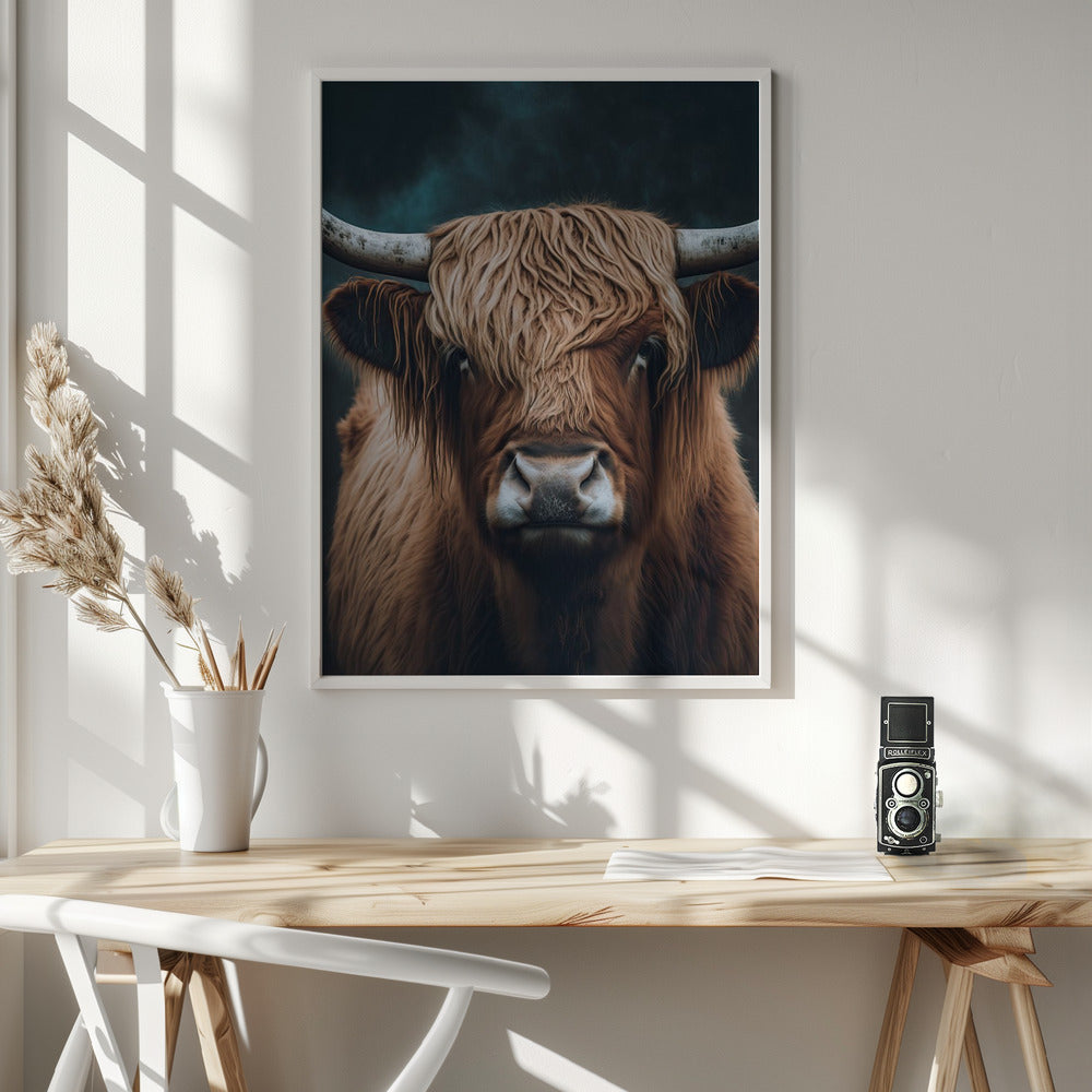 Wandbild Highland Cattle