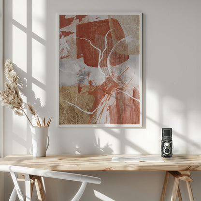 Wandbild Goldener Globus 2