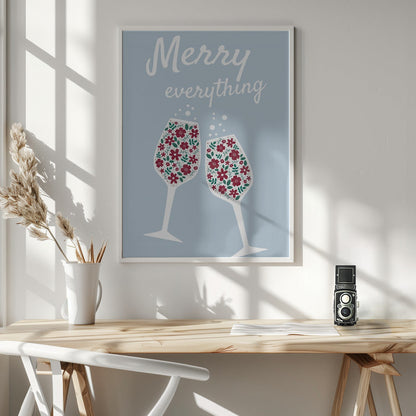 Wandbild „Merry Everything“ (Leinwanddruck)