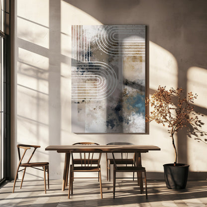 Wand-KUNST Bögen Spritzer