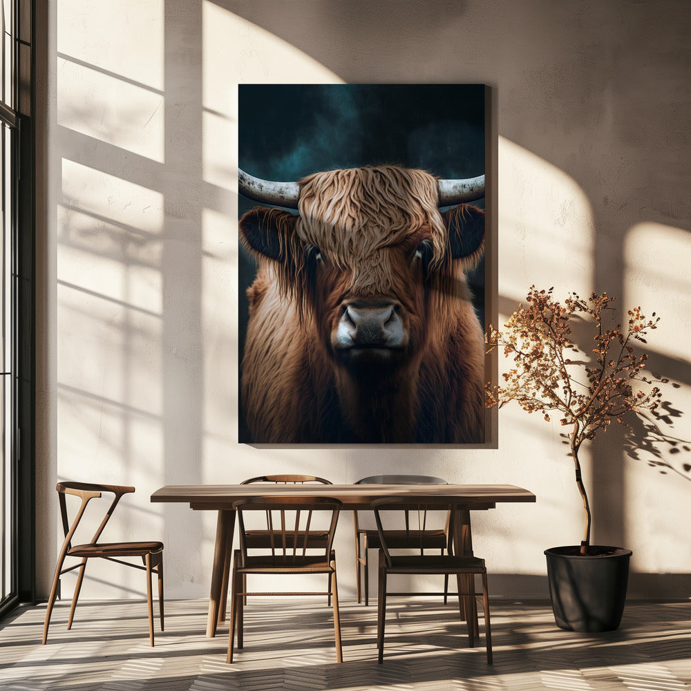 Wandbild Highland Cattle