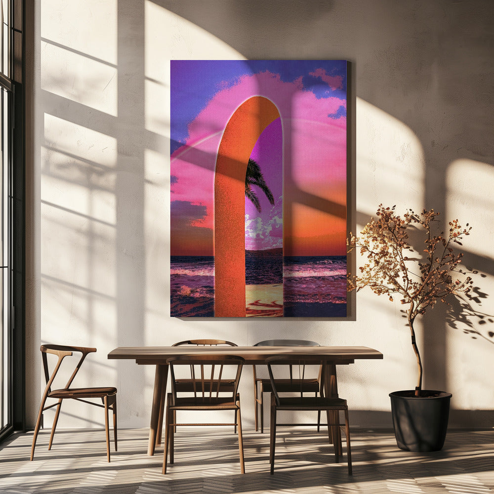 Wall art Portal Vaporwave