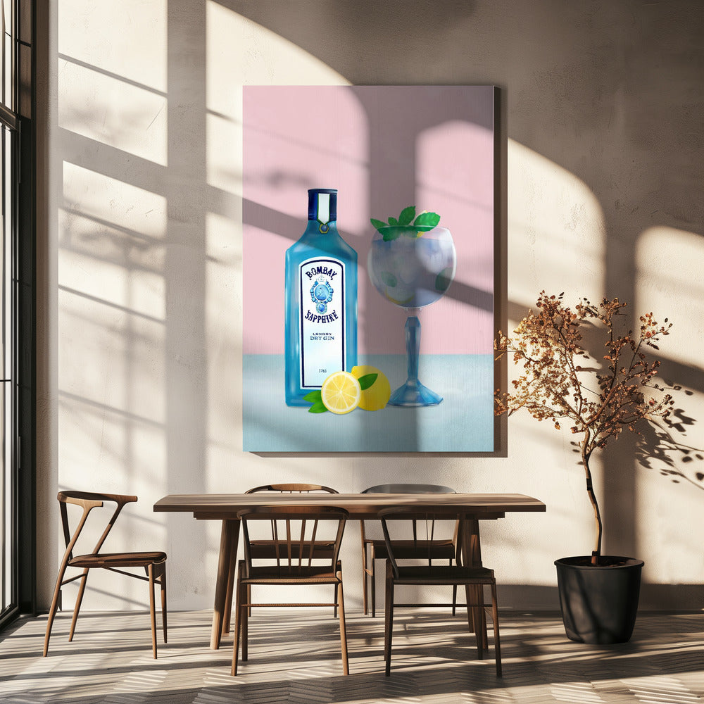 Wandbild Gin Cocktail