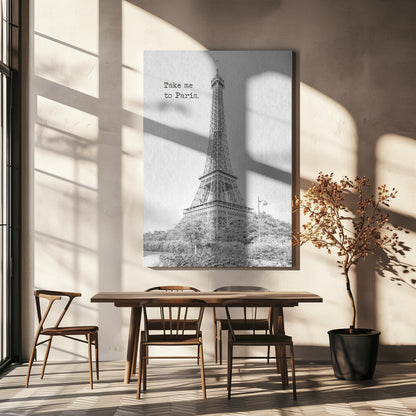 Wandbild Bring mich nach Paris