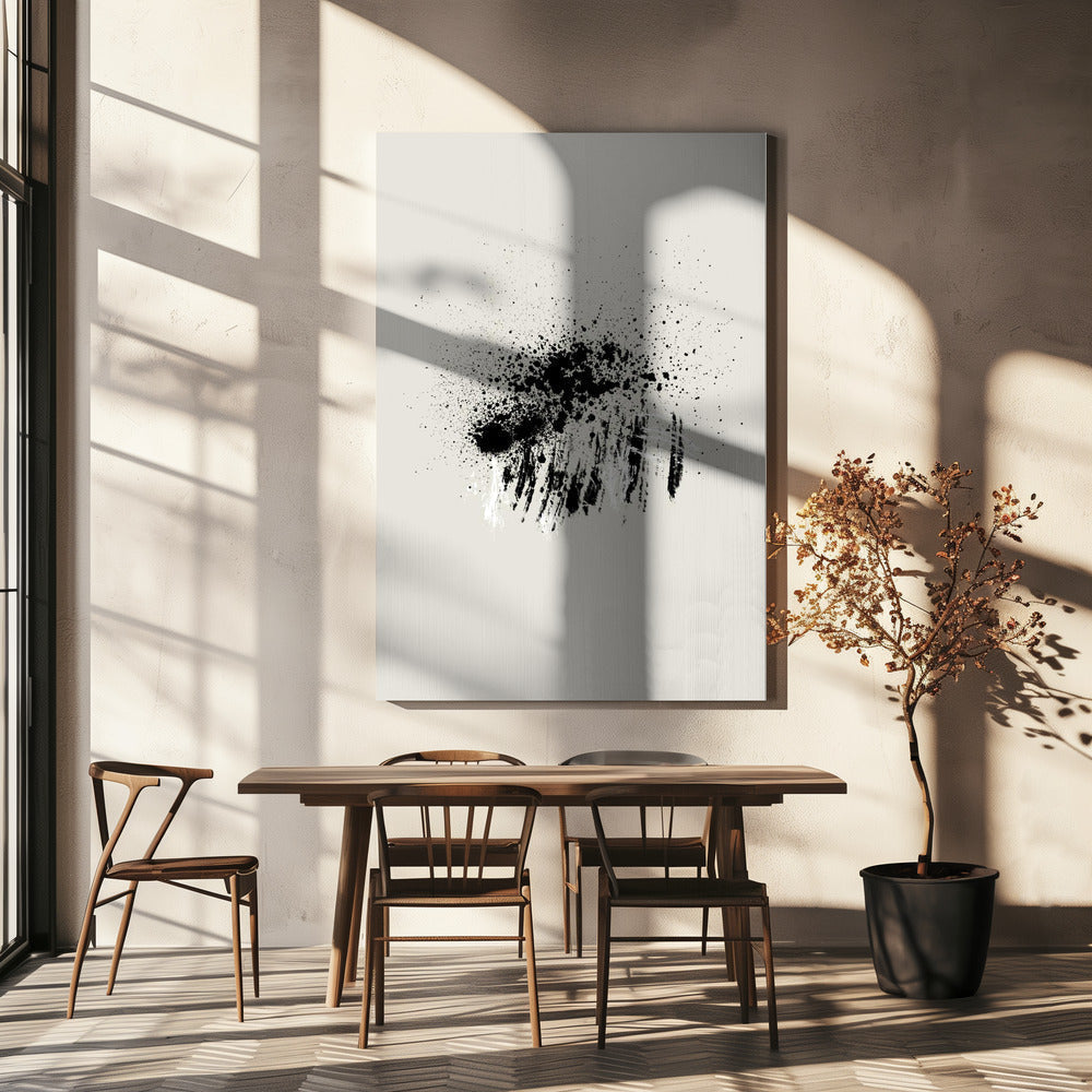 Wall art Brush splatters #3