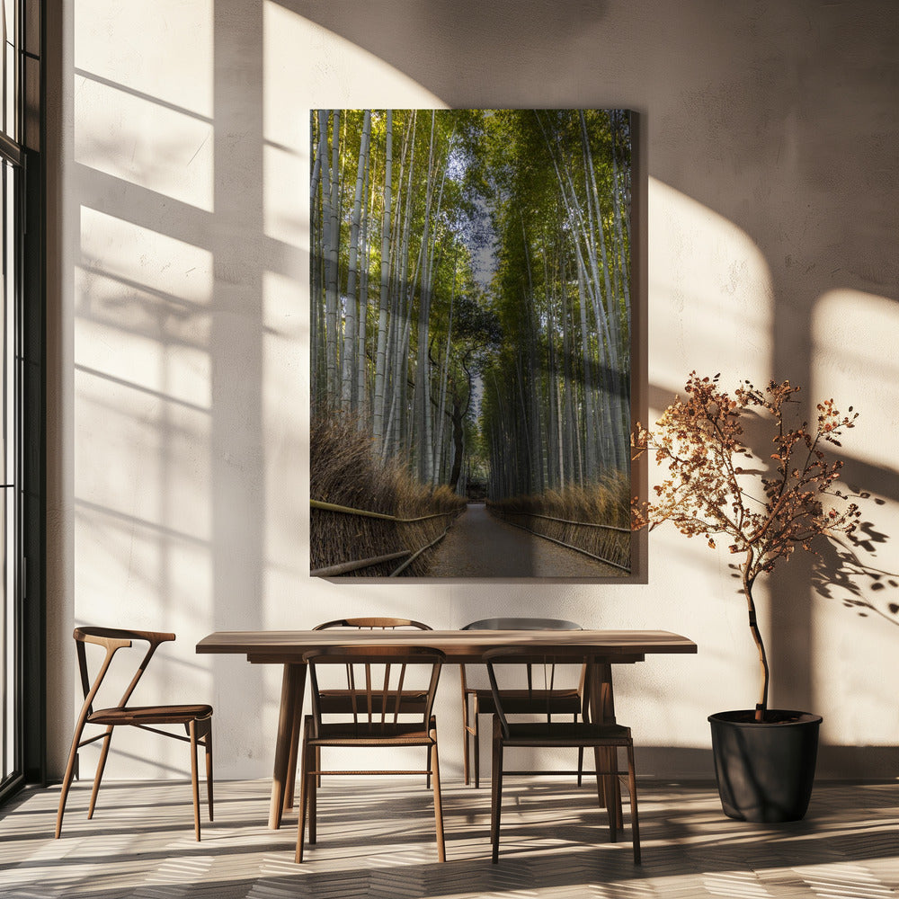 Wall art Mighty Arashiyama bamboo forest