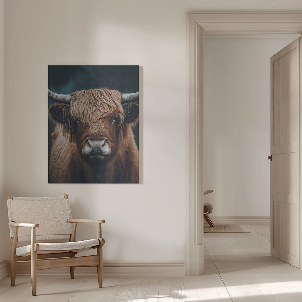 Wandbild Highland Cattle