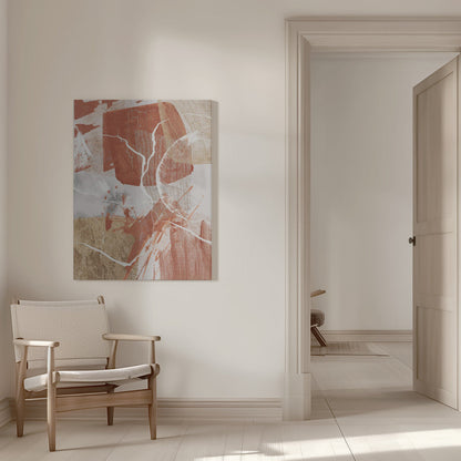 Wandbild Goldener Globus 2