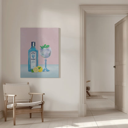 Wandbild Gin Cocktail