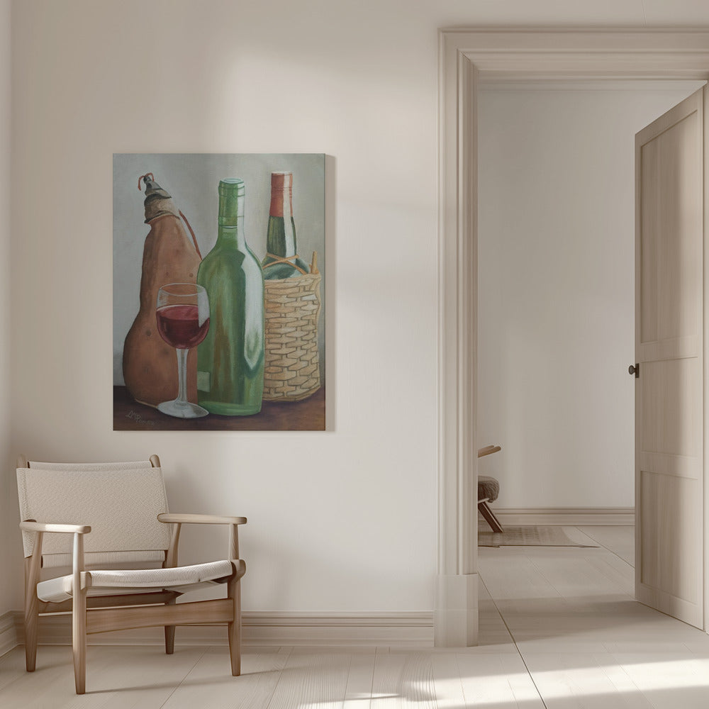 Wandkunst im Weingut