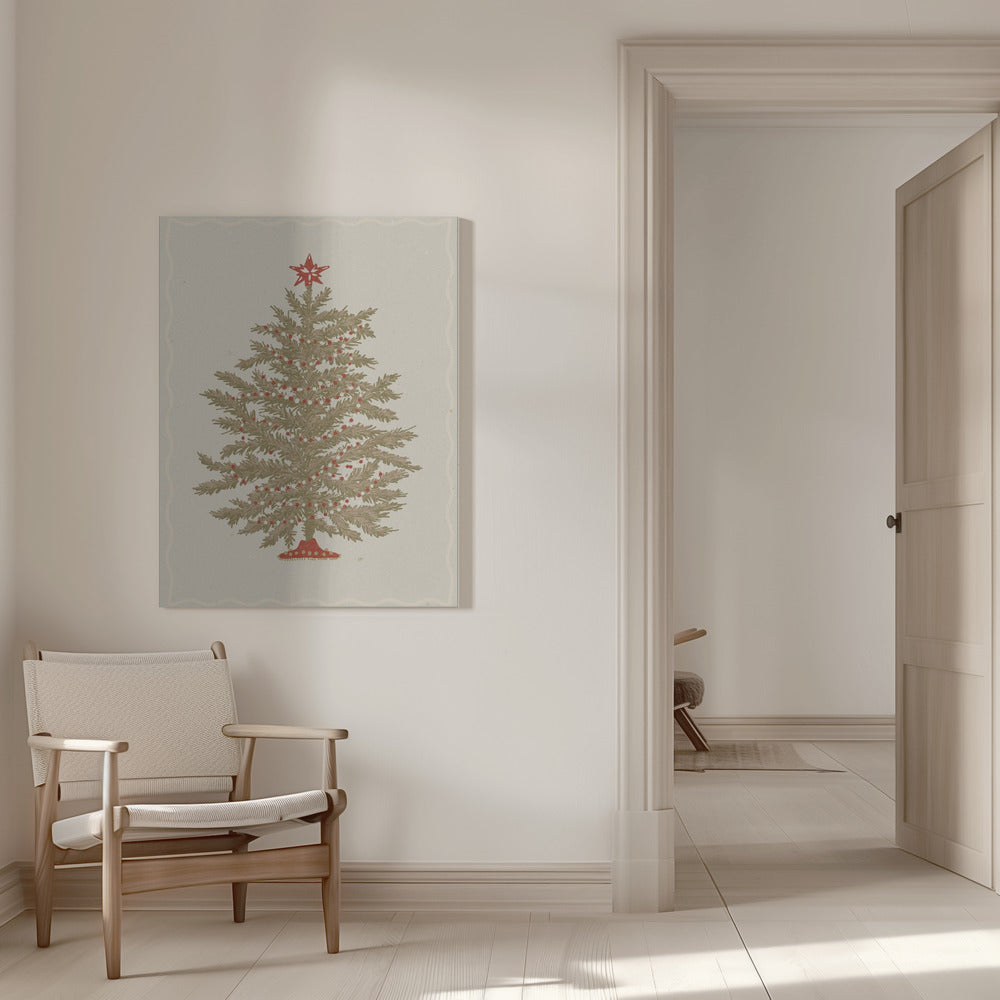 Wandbild Weihnachtsbaum 02 Leinwanddruck