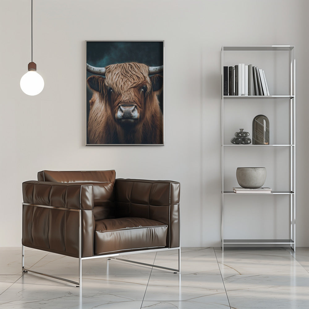 Wandbild Highland Cattle