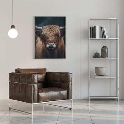 Wandbild Highland Cattle