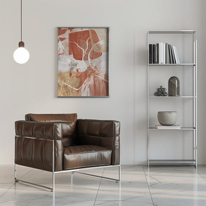 Wandbild Goldener Globus 2