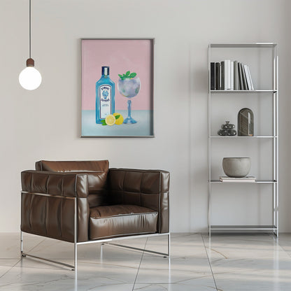 Wandbild Gin Cocktail