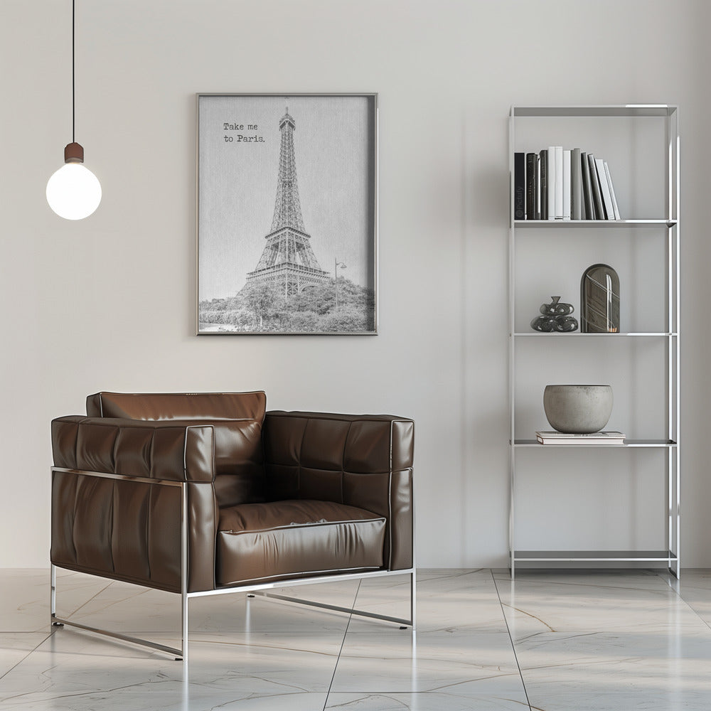 Wandbild Bring mich nach Paris