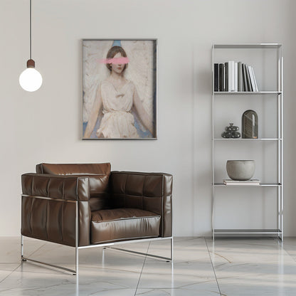 Wandbild Engel Pinselstrich Verhältnisiso