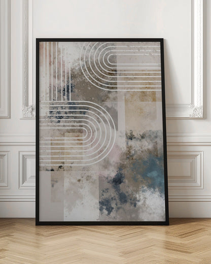 Wand-KUNST Bögen Spritzer