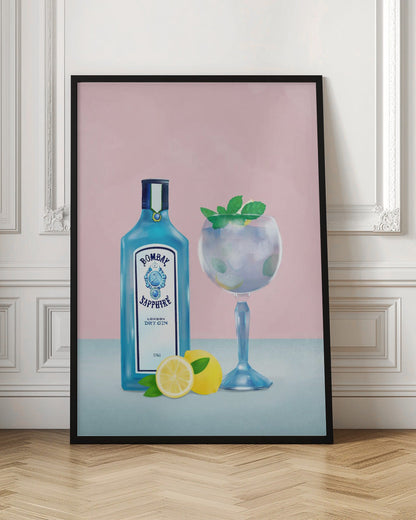 Wandbild Gin Cocktail