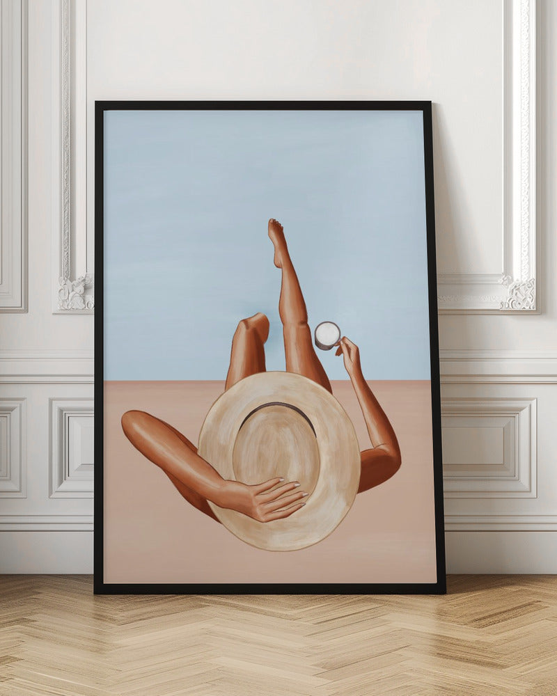 Wandbild Poolside Girl