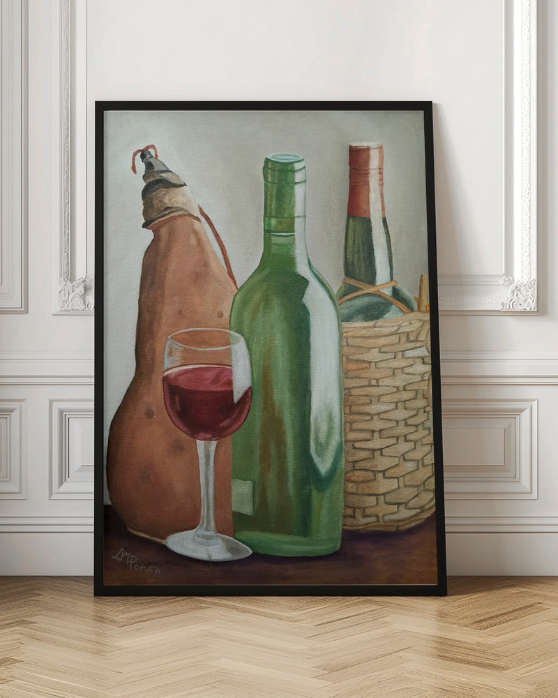 Wandkunst im Weingut