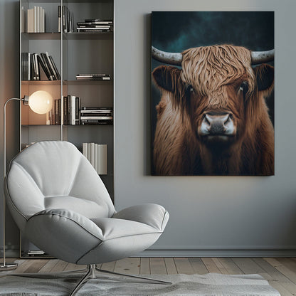 Wandbild Highland Cattle