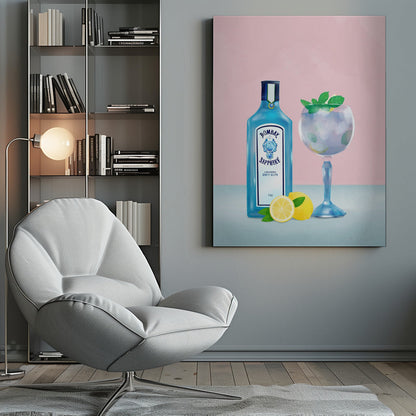 Wandbild Gin Cocktail