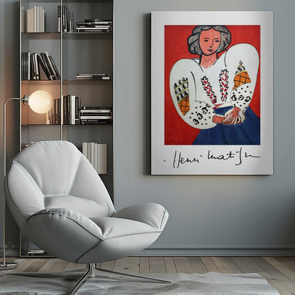 Wall art Henri Matisse, La Camicetta Romena, 1940